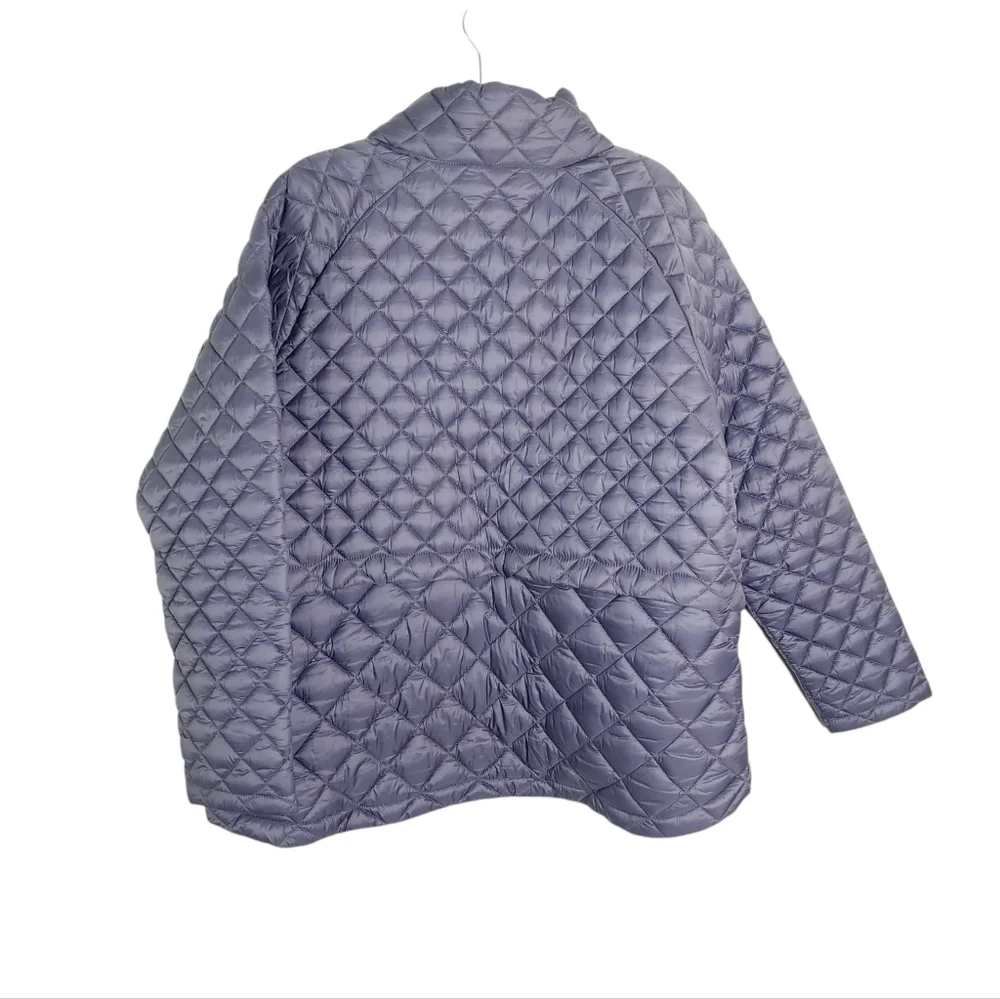 Athleta Wisper Featherless Jacket size XL color Dark Sky Violet - Picture 6 of 14
